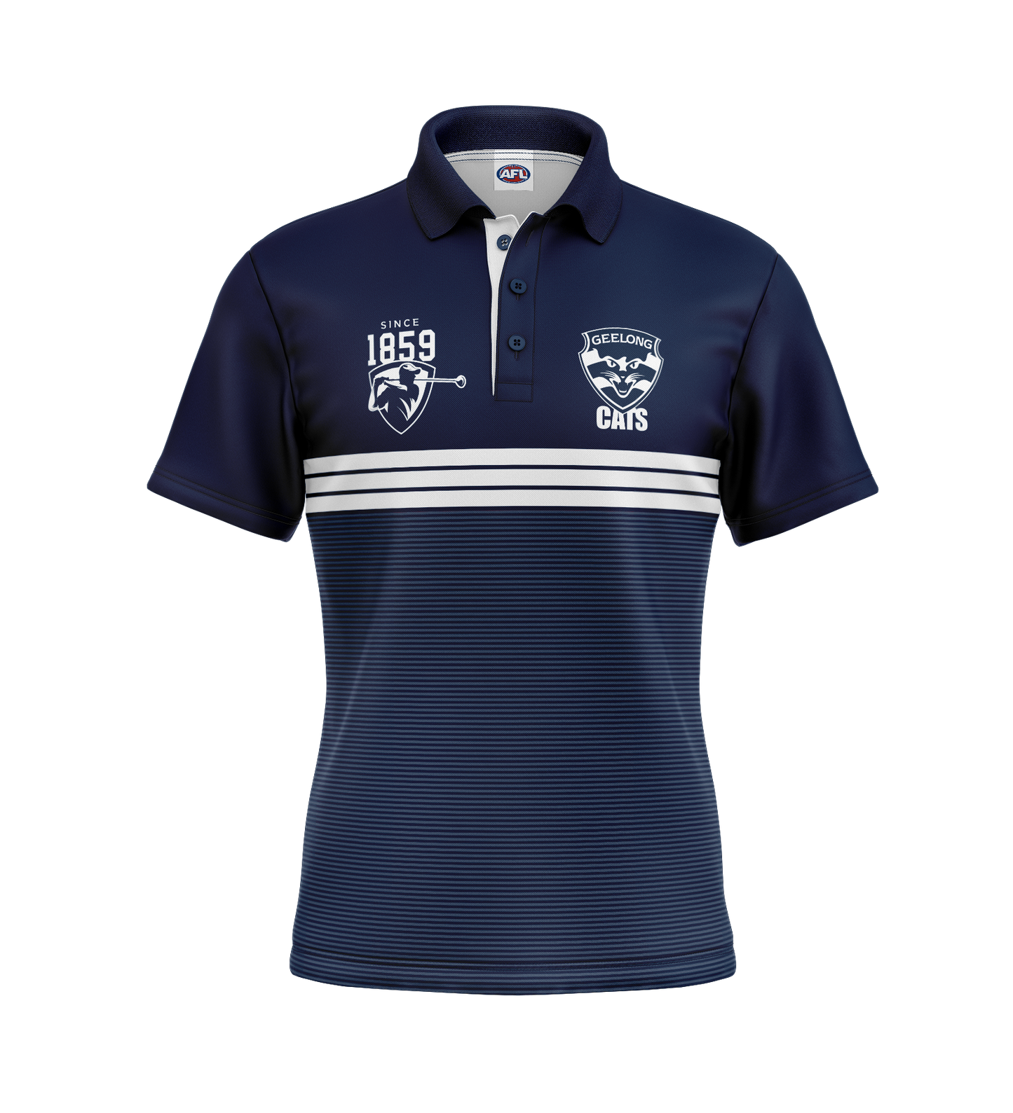 AFL GEELONG 'SANDMAN' GOLF POLO [SZ:L CL:GEELONG]