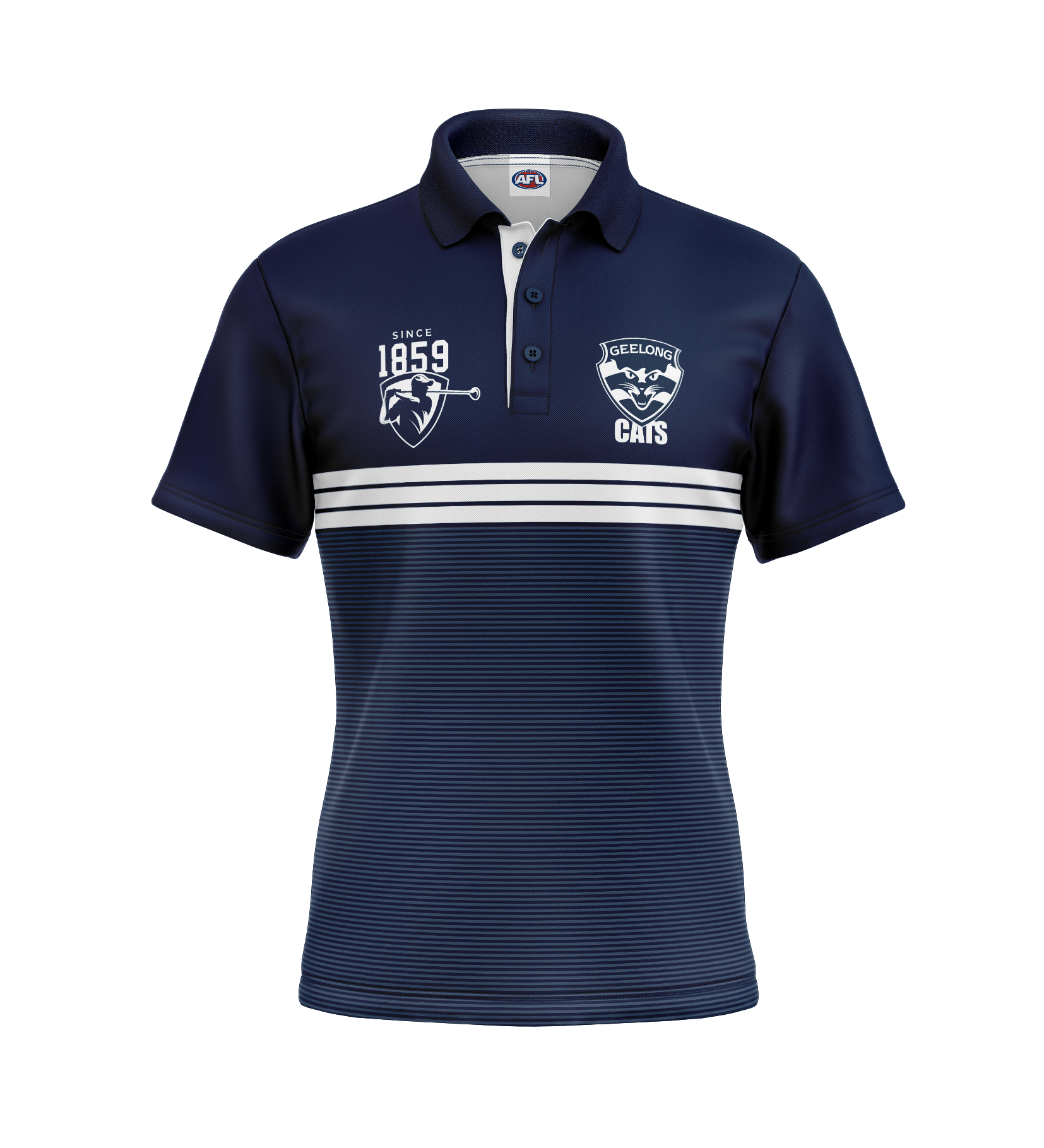 AFL GEELONG 'SANDMAN' GOLF POLO [SZ:XL CL:GEELONG]